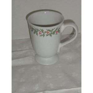 Martha Stewart Winter‎ Jubilee Footed Coffee Mug Cup (s)
